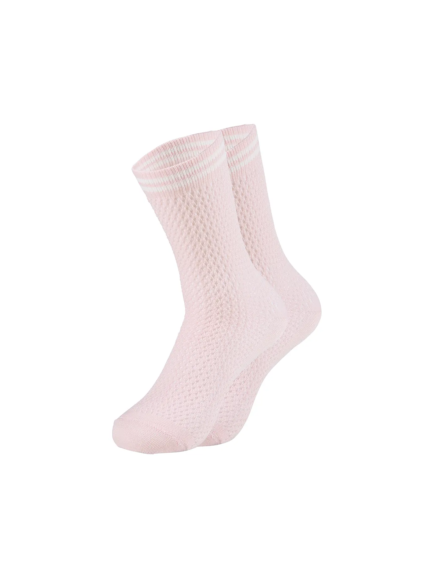 OOLEY | Socken NET offwhite | rosa